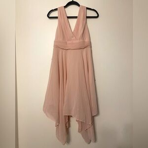 bridesmaid dress, pink, size small
